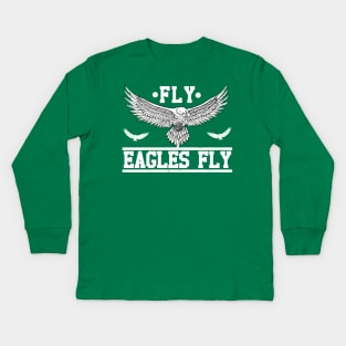 Fly Eagles Fly T-Shirt Kids Long Sleeve T-Shirt